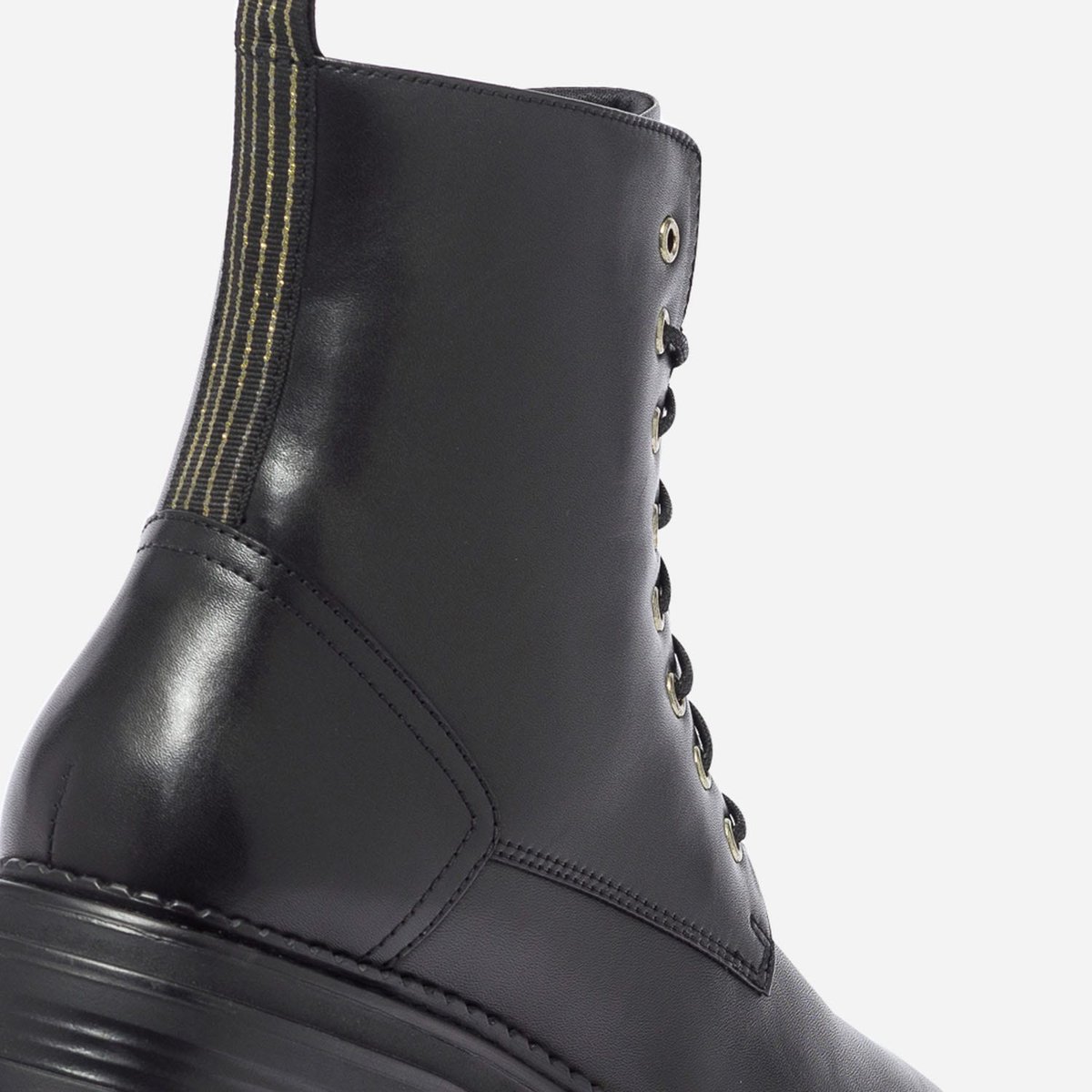 Boots en cuir ESTALA noir, TEXTO