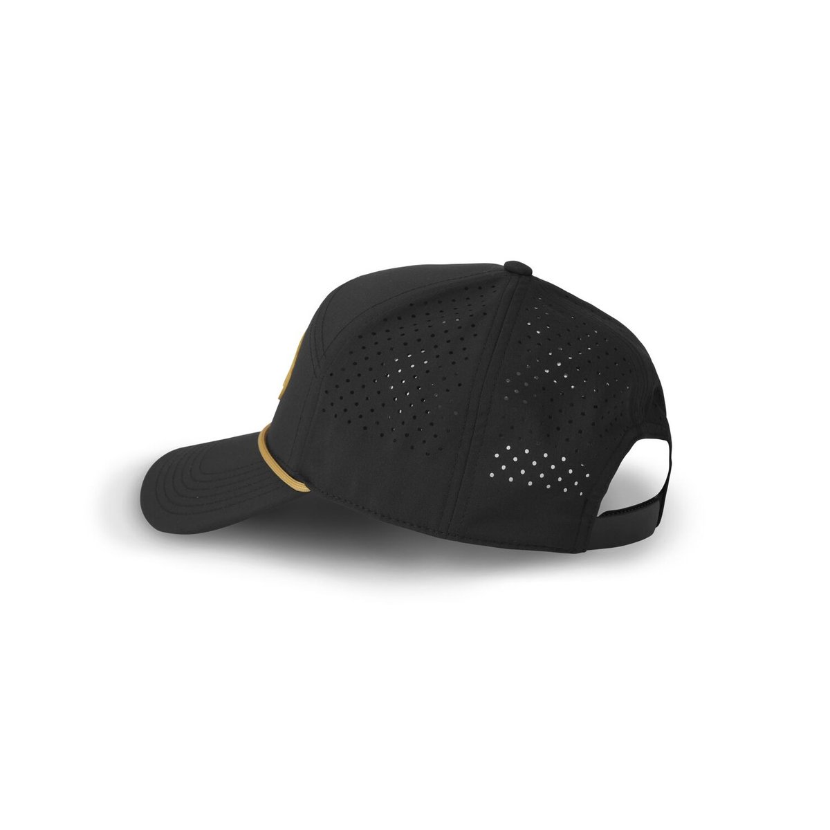Casquette 6 Panels CORD noir/jaune, VON DUTCH