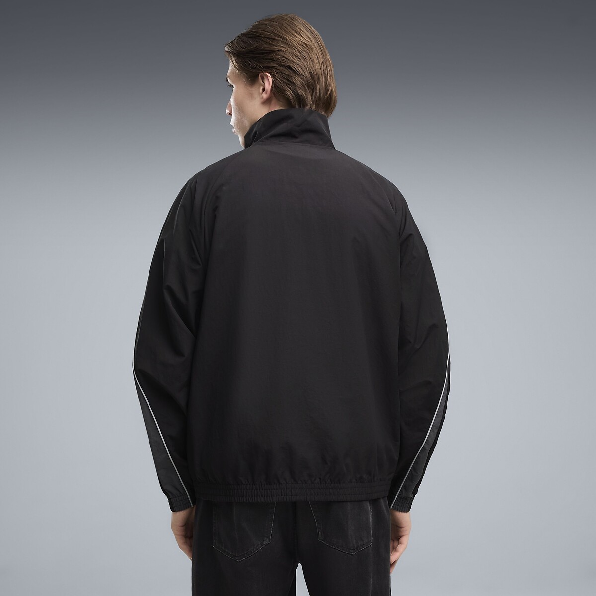 Veste zippée en woven noir, PUMA