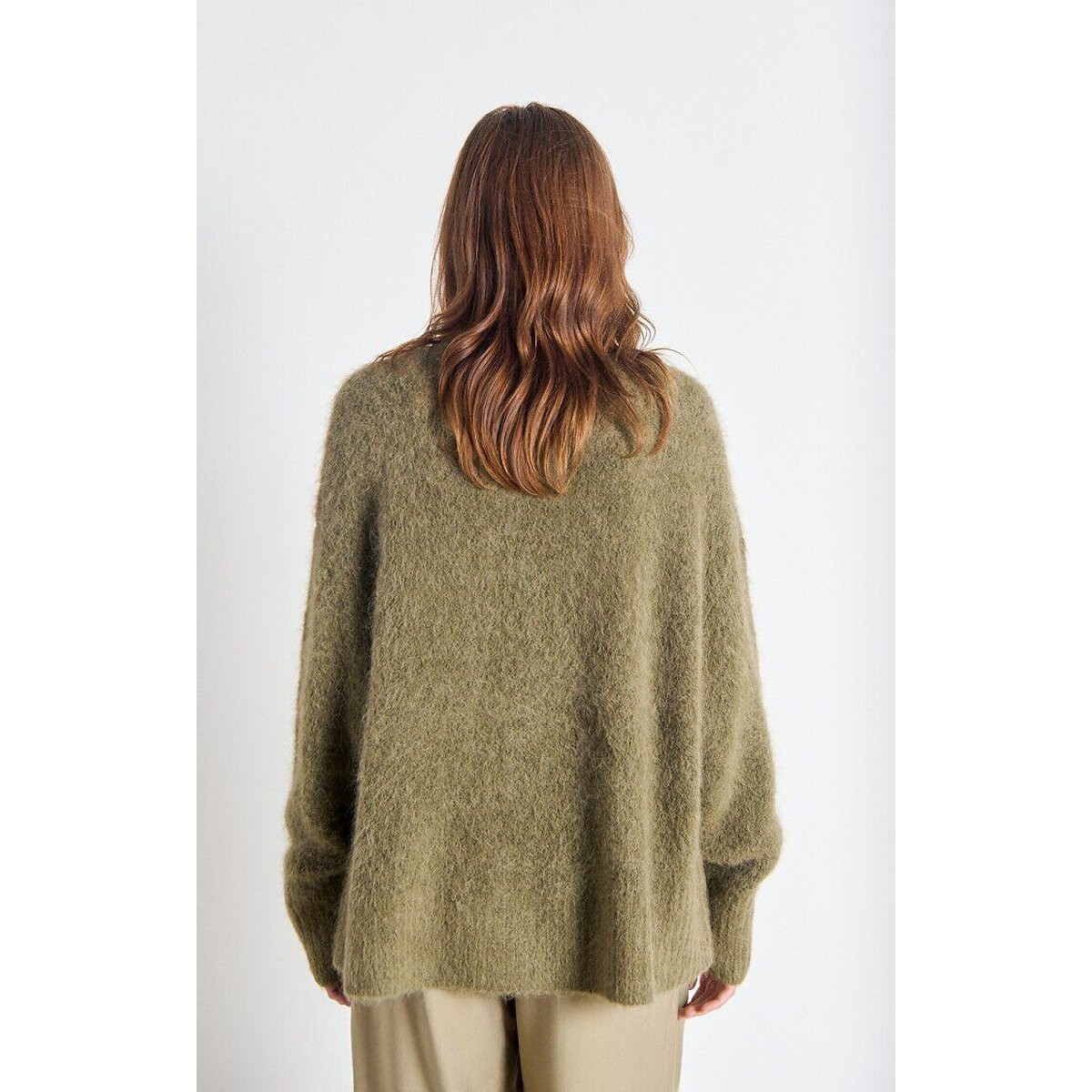 Niby Crew Neck Jumper khaki, AMERICAN VINTAGE