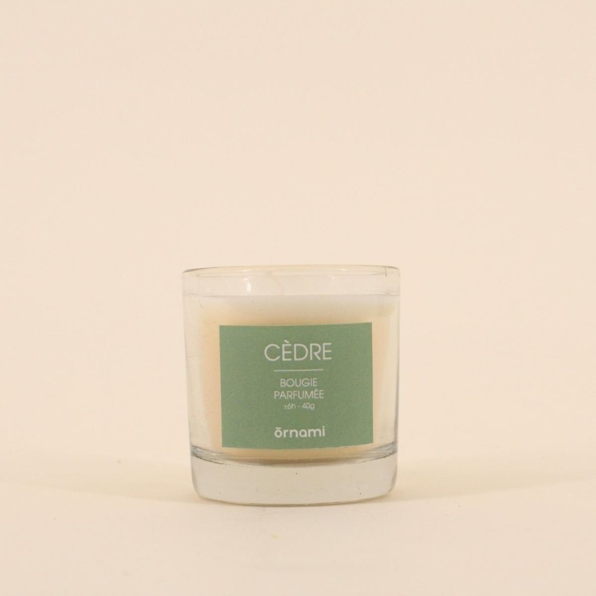 Coffret cadeau senteurs maison et 2 bougies parfumées vert, ORNAMI