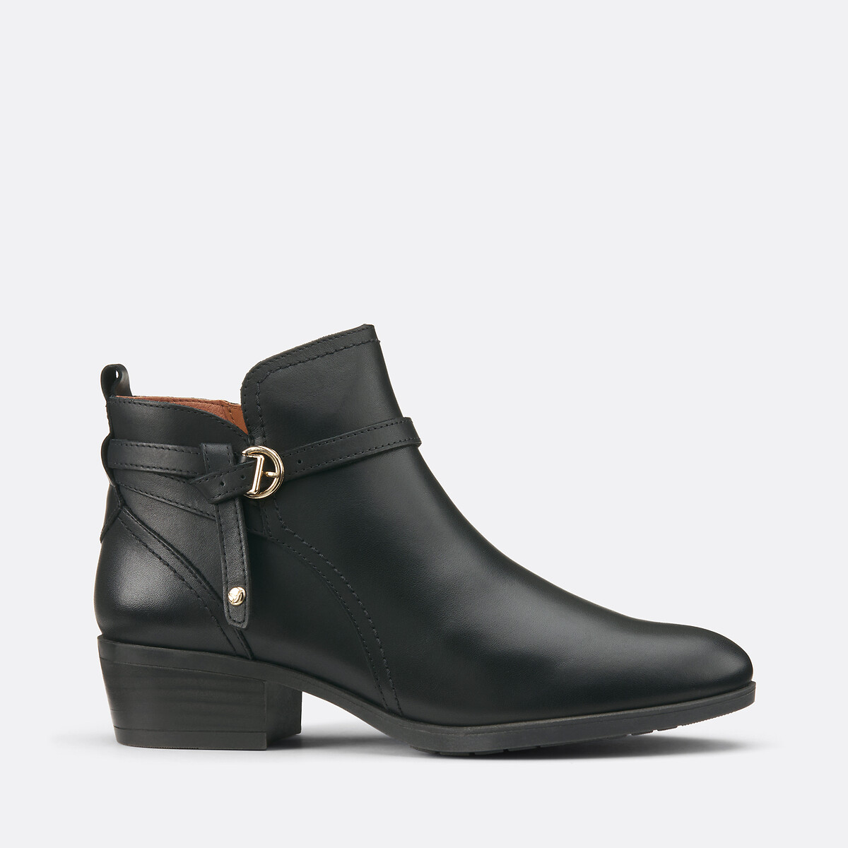 Bottines en cuir Daroca noir, PIKOLINOS