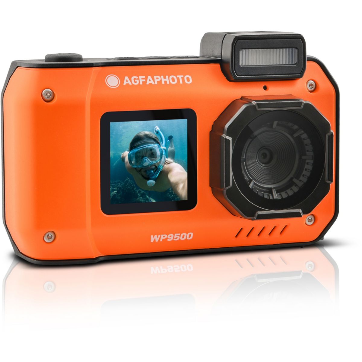 Appareil photo Compact Realishot Waterproof WP9500 Orange couleur unique, AGFA