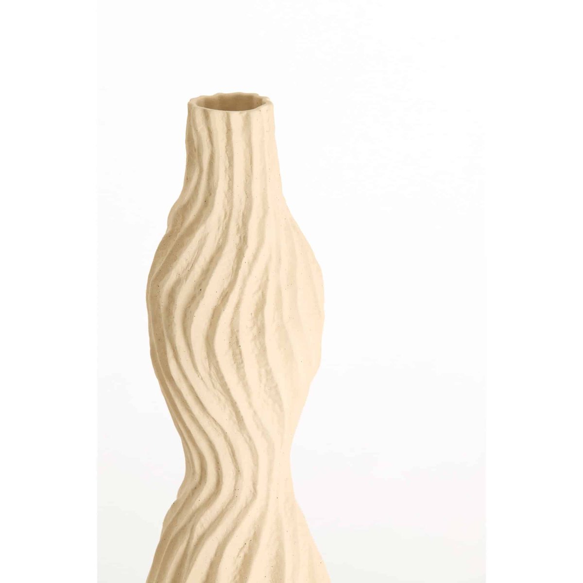 Vase Céramique VANIA blanc, LIGHT & LIVING