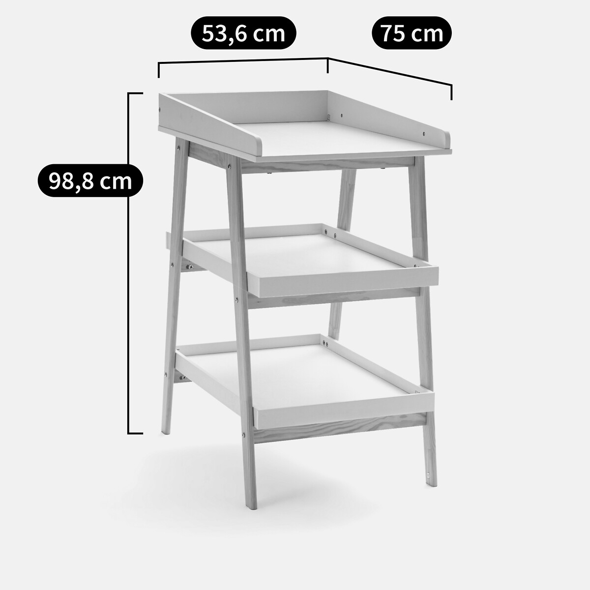 Fasciatoio Oréade bianco/legno, LA REDOUTE INTERIEURS