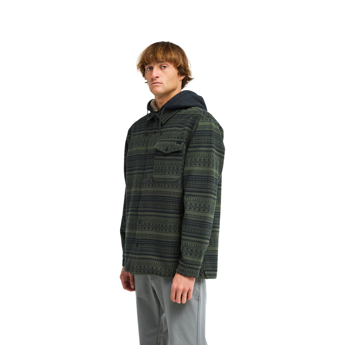 Polaire boutonnée FURNACE BONDED JACQUARD noir black, BILLABONG