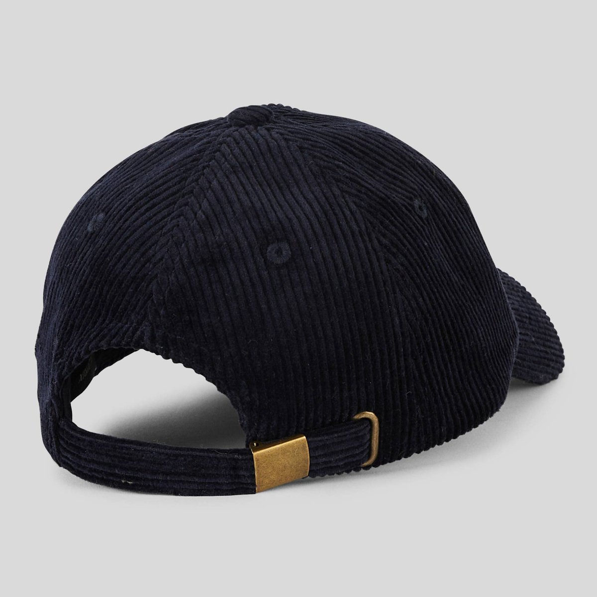 Casquette en velours côtelé marine, MONOPRIX
