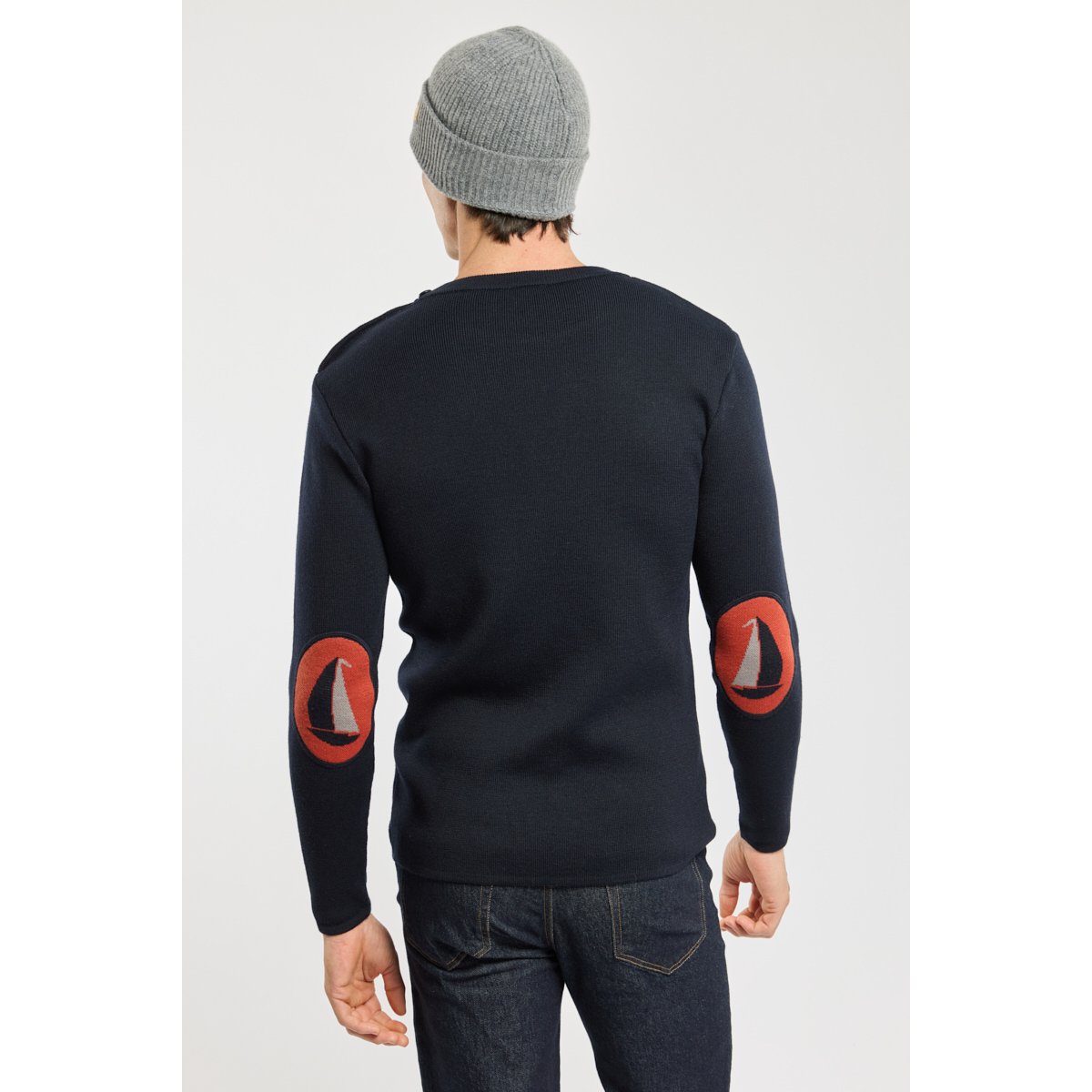 Pull marin Deauville - laine marine deep, ARMOR-LUX