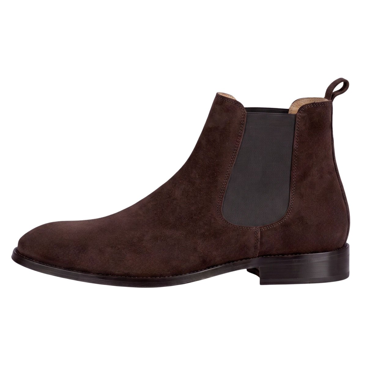 Chelsea boots Martin cuir daim daim marron, JULES & JENN