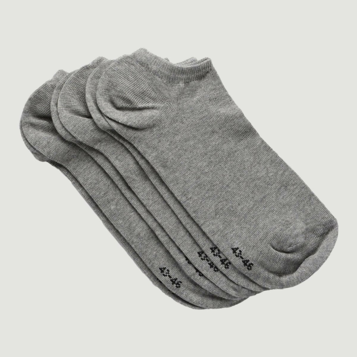 Lot de 3 paires de socquettes en coton de SPORT, certifié OEKO-TEX medium grey melange, MONOPRIX