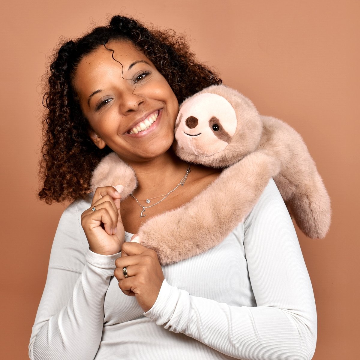 Peluche PODCOLL beige, HISTOIRE D'OURS