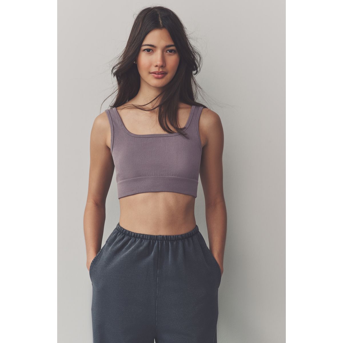 Haut soutien-gorge côtelé, lot de 2 multi-couleurs, NEXT