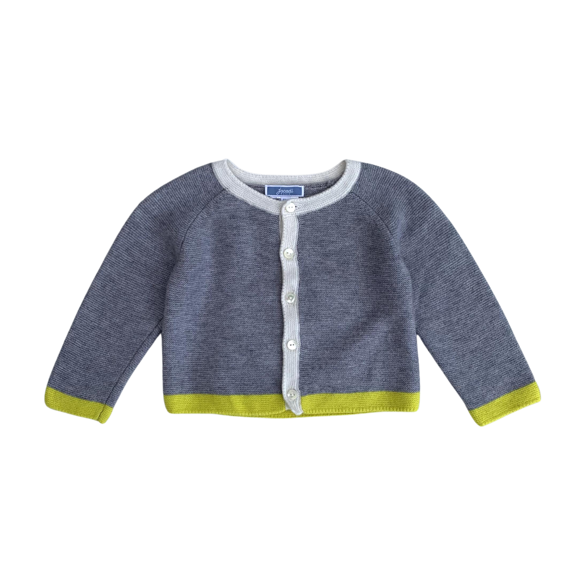 Cardigan bébé - Très bon état gris, JACADI