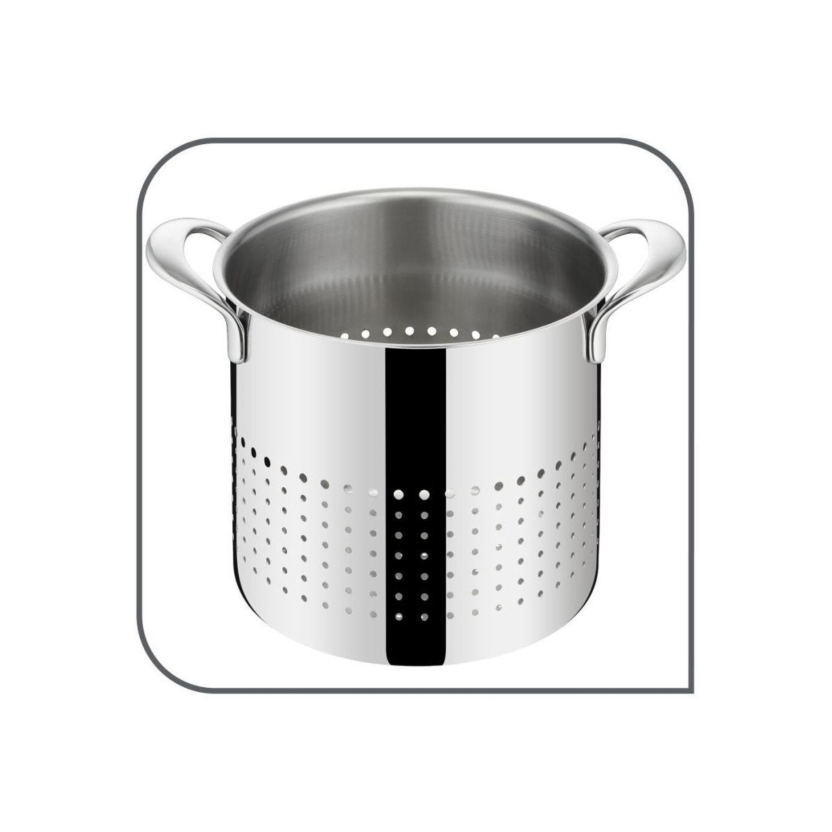 Panier pastaiola en inox ø20 cm gris, LAGOSTINA
