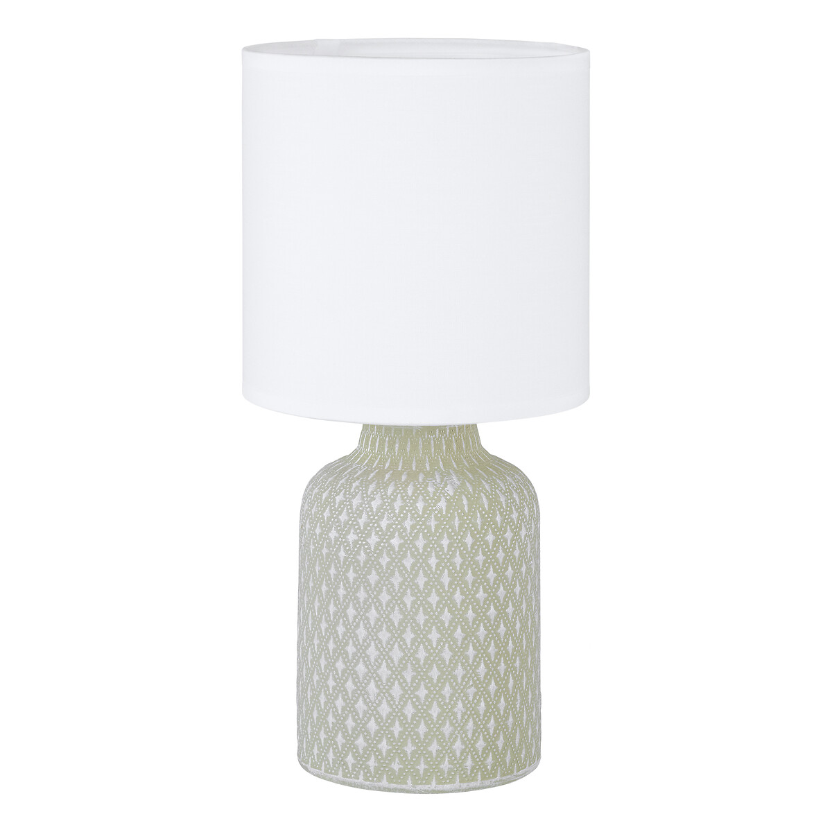 Candeeiro de mesa Bellariva, EGLO cinza branco, EGLO