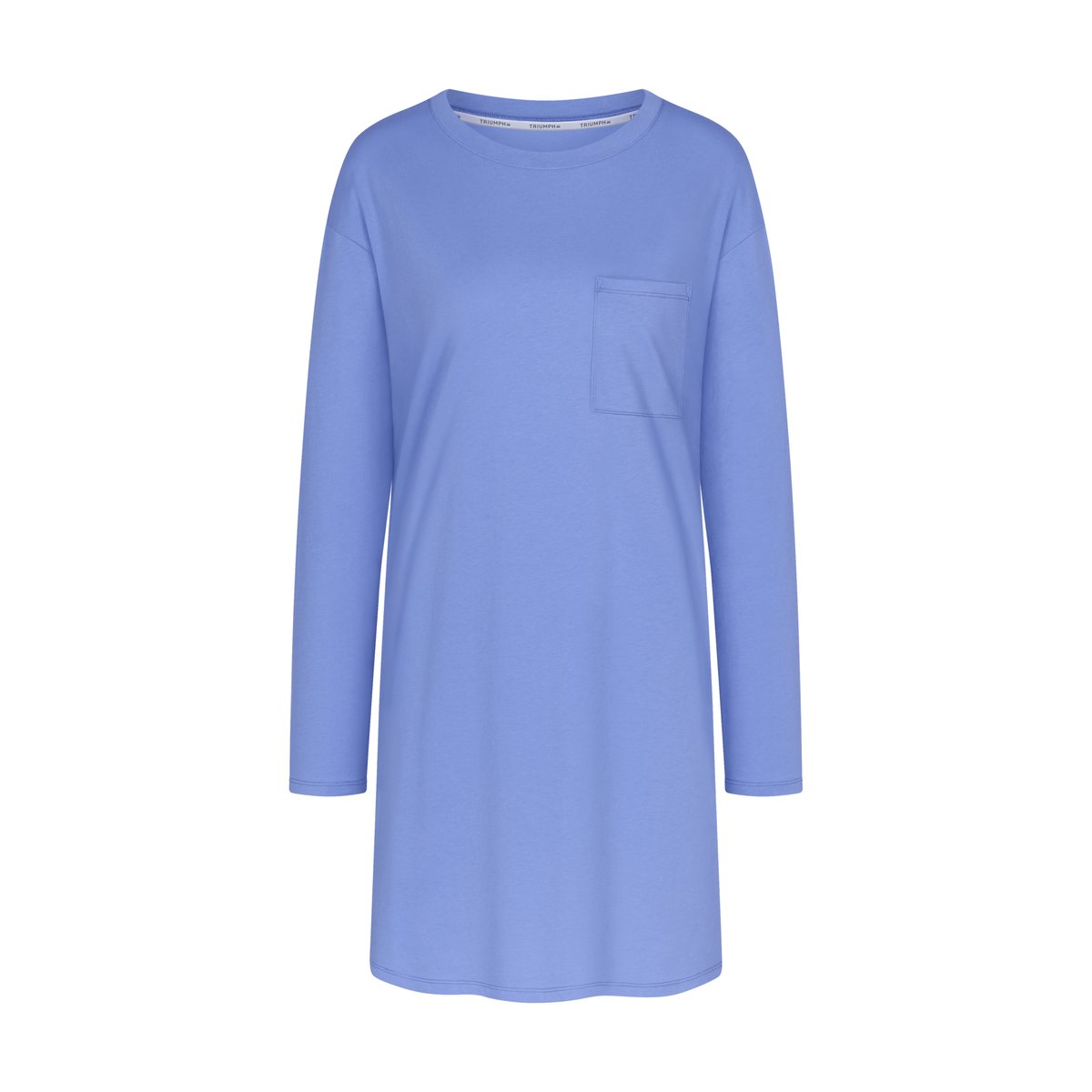 Chemise de nuit manches longues MINIMALISTIC bleu, TRIUMPH