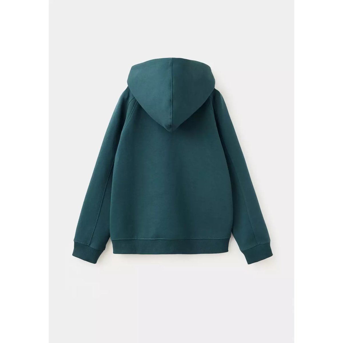 Sweater à capuche coton vert foncé, MANGO KIDS