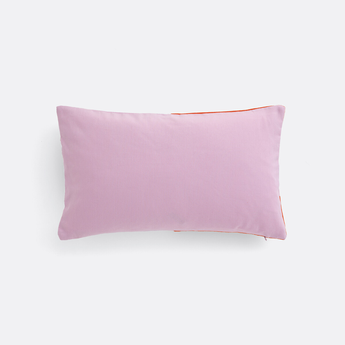 Housse de coussin en velours, TABAKA orange/rose, LA REDOUTE INTERIEURS