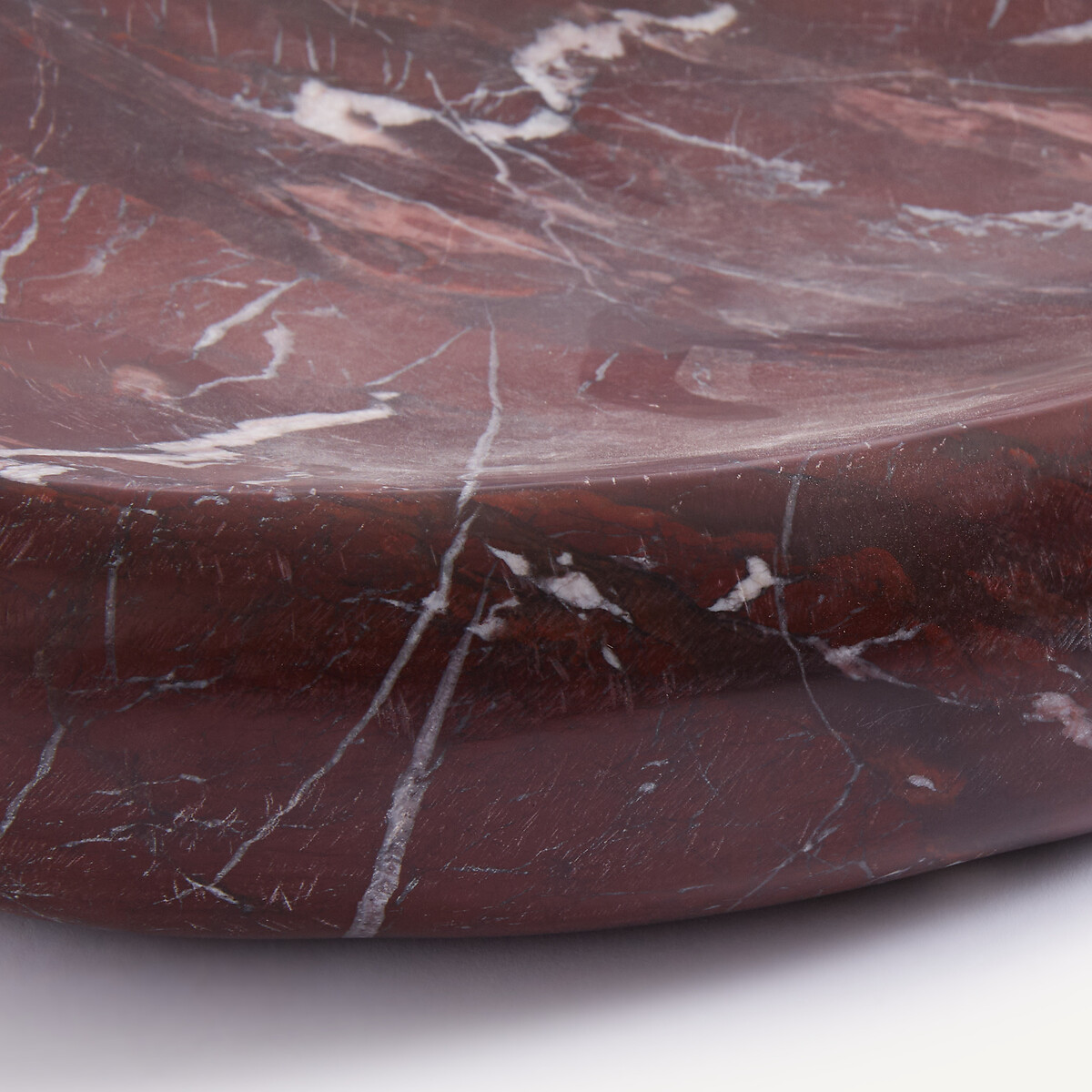 Ciotola svuotatasche in marmo, MAHA rosso bruciato, AM.PM