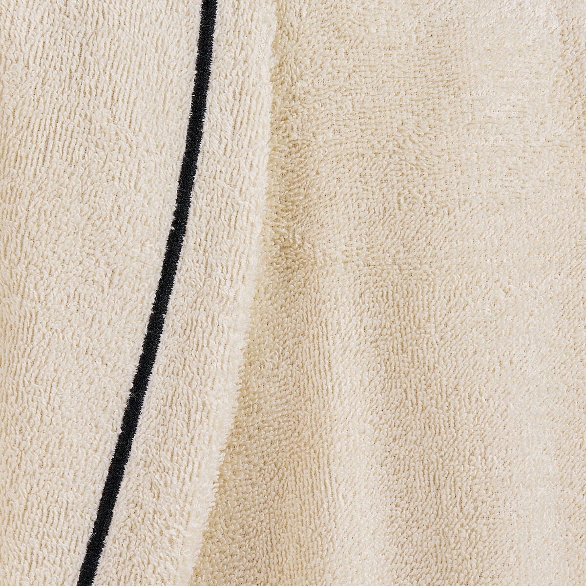 Peignoir adulte châle en coton peigné 400 g/m2, Victor ivoire, LA REDOUTE INTERIEURS