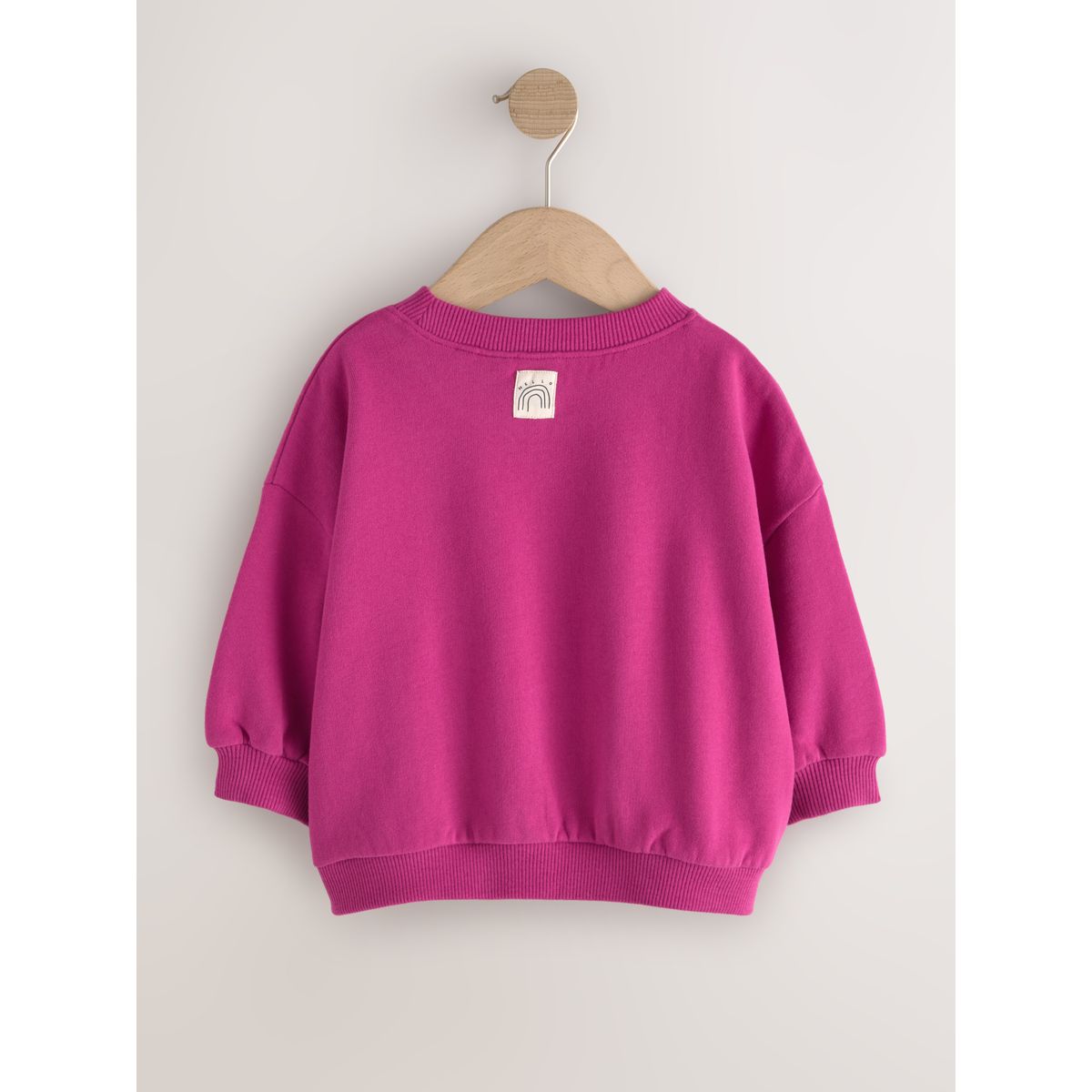 Sweat ras du cou, lot de 3 rose framboise/vert olive/marron, NEXT