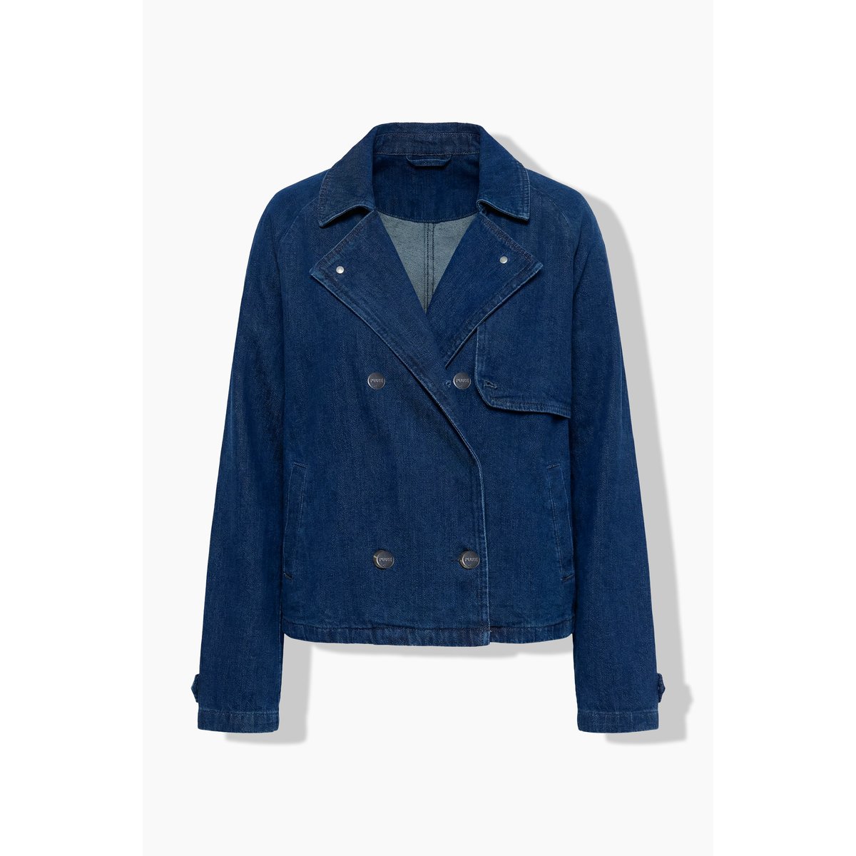 Trench-coat en jean, coton bio bleu jean, ULLA POPKEN