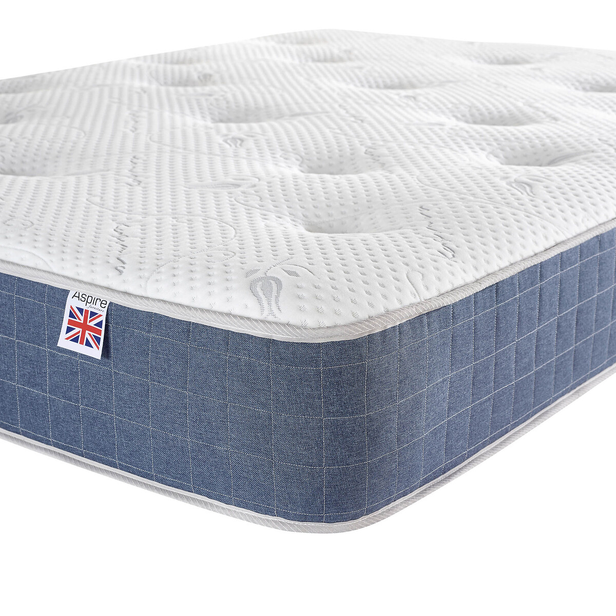 Cashmere Duo Season Pocket+ Mattress white, ASPIRE
