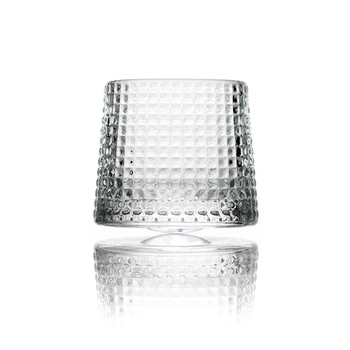 Lot de 4 verres à whisky, BLOSSOM transparent, LA ROCHERE