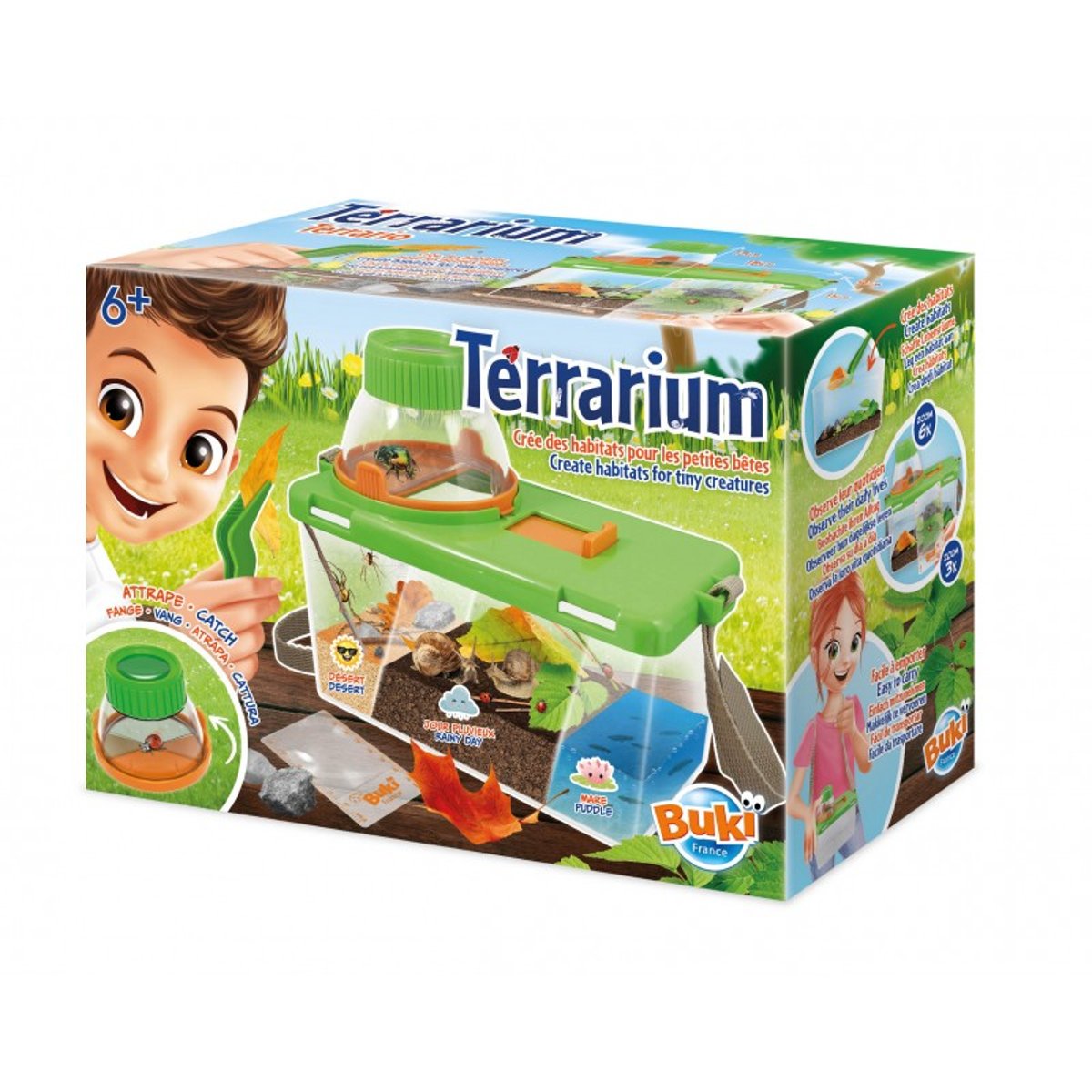 Terrarium pour enfant vert, BUKI FRANCE