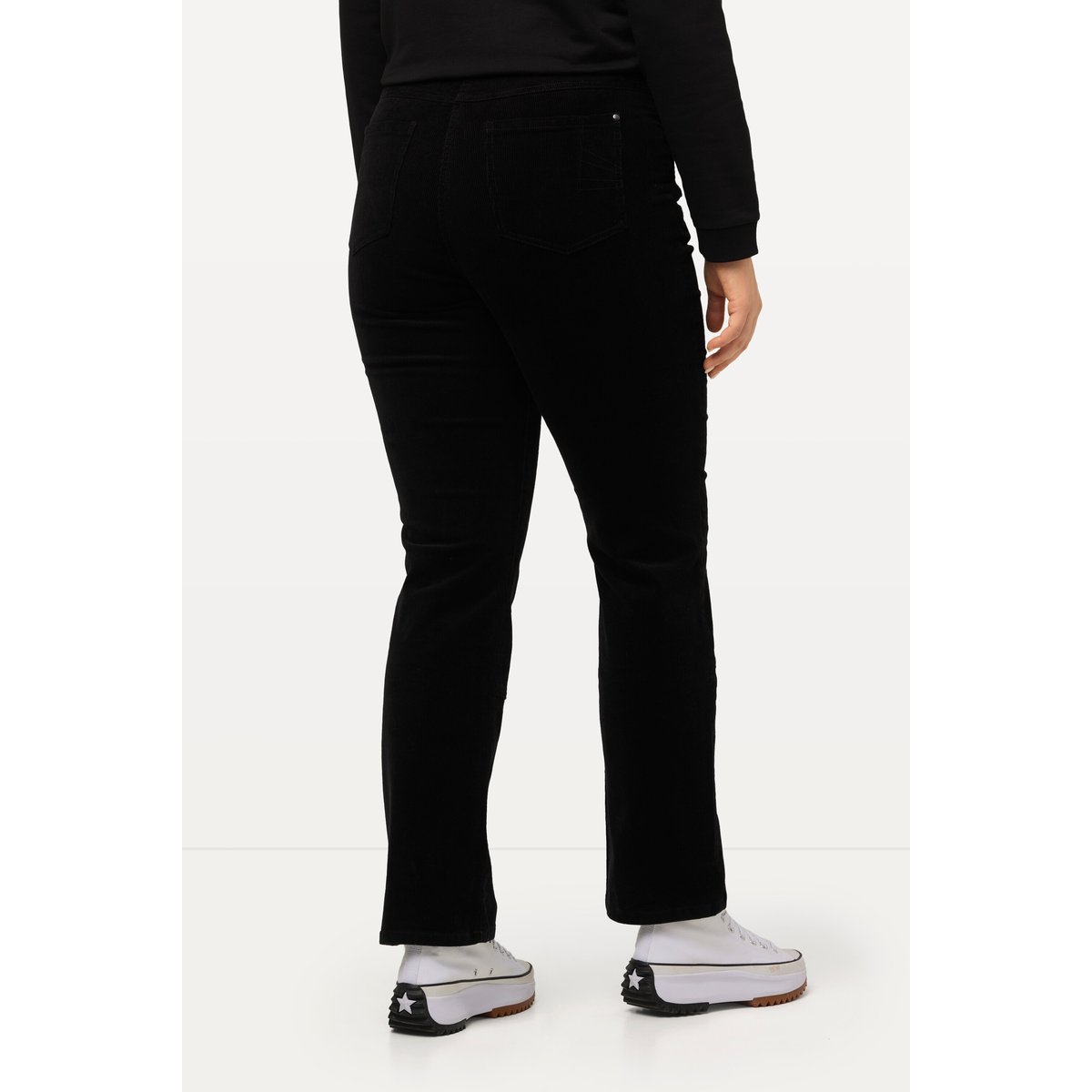 Pantalon en velours côtelé Mandy noir, ULLA POPKEN
