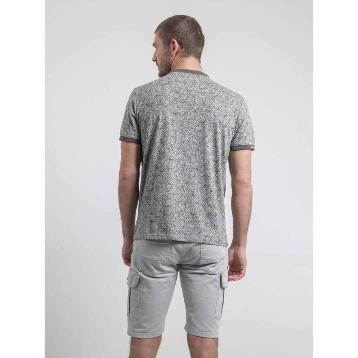 T-shirt Col Rond Pur Coton Noyuki kaki, RITCHIE