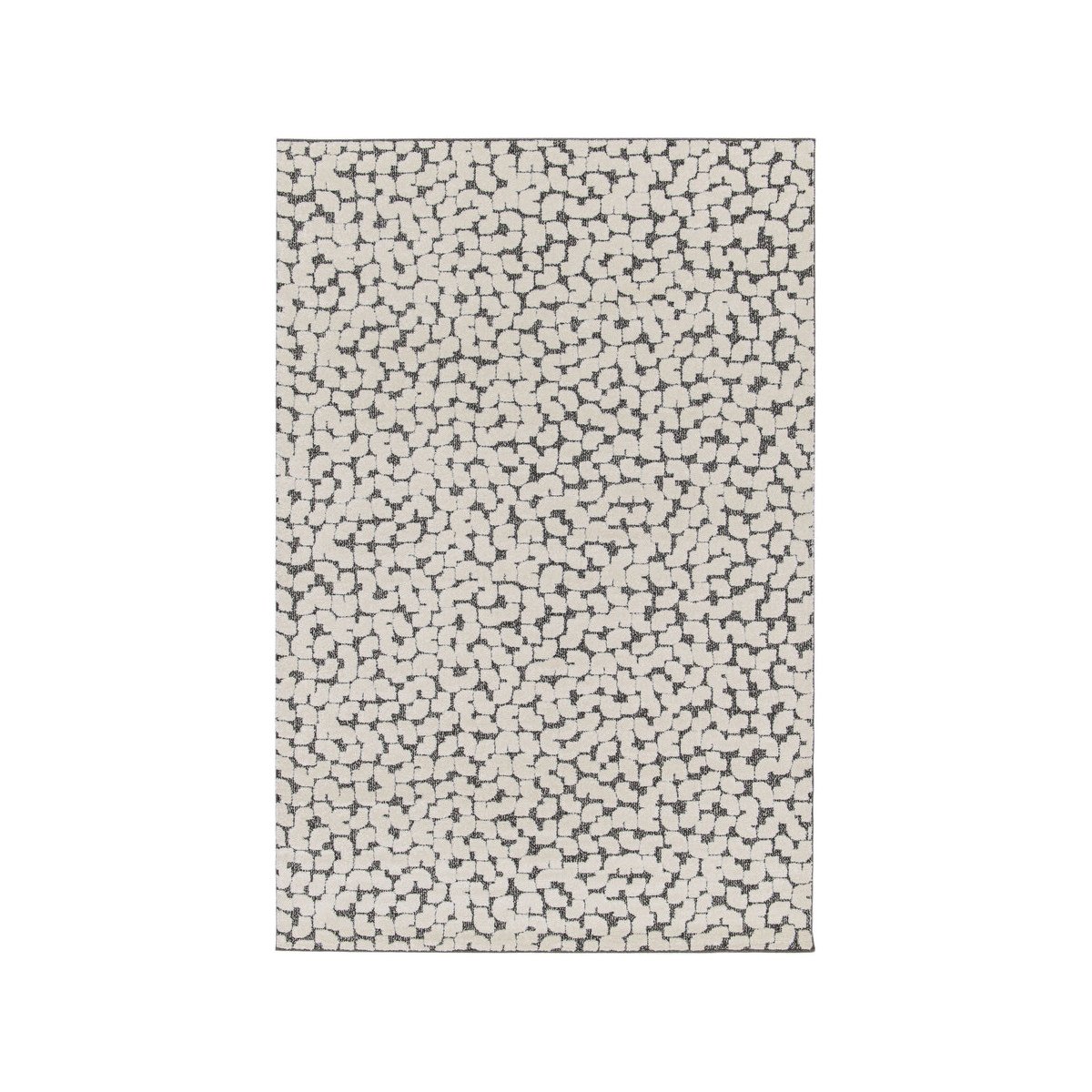 Tapis poils courts style contemporain, CALYRA beige, BOBOCHIC