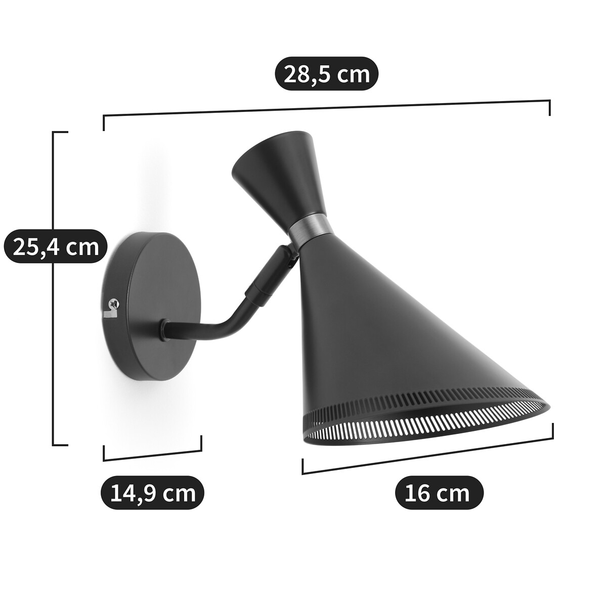 Applique orientable en métal fer, Farria vert cèdre, LA REDOUTE INTERIEURS