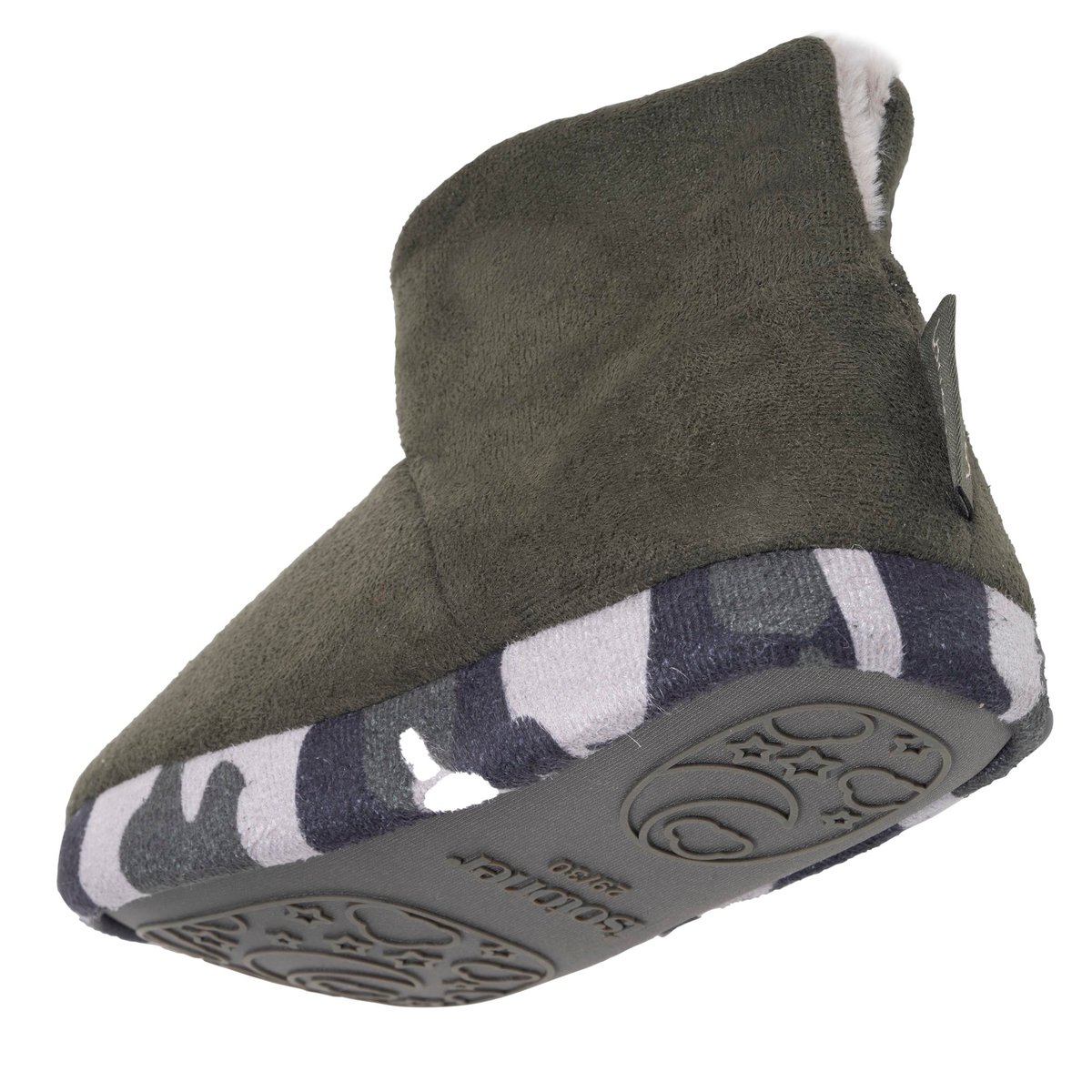Chaussons Bottillons vert, ISOTONER