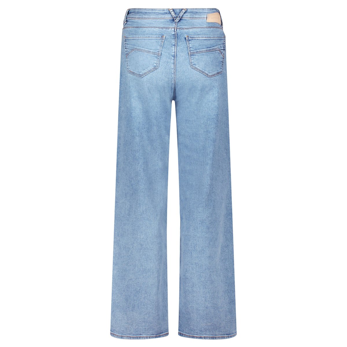 Jean taille haute à jambes larges light blue denim, BETTY & CO