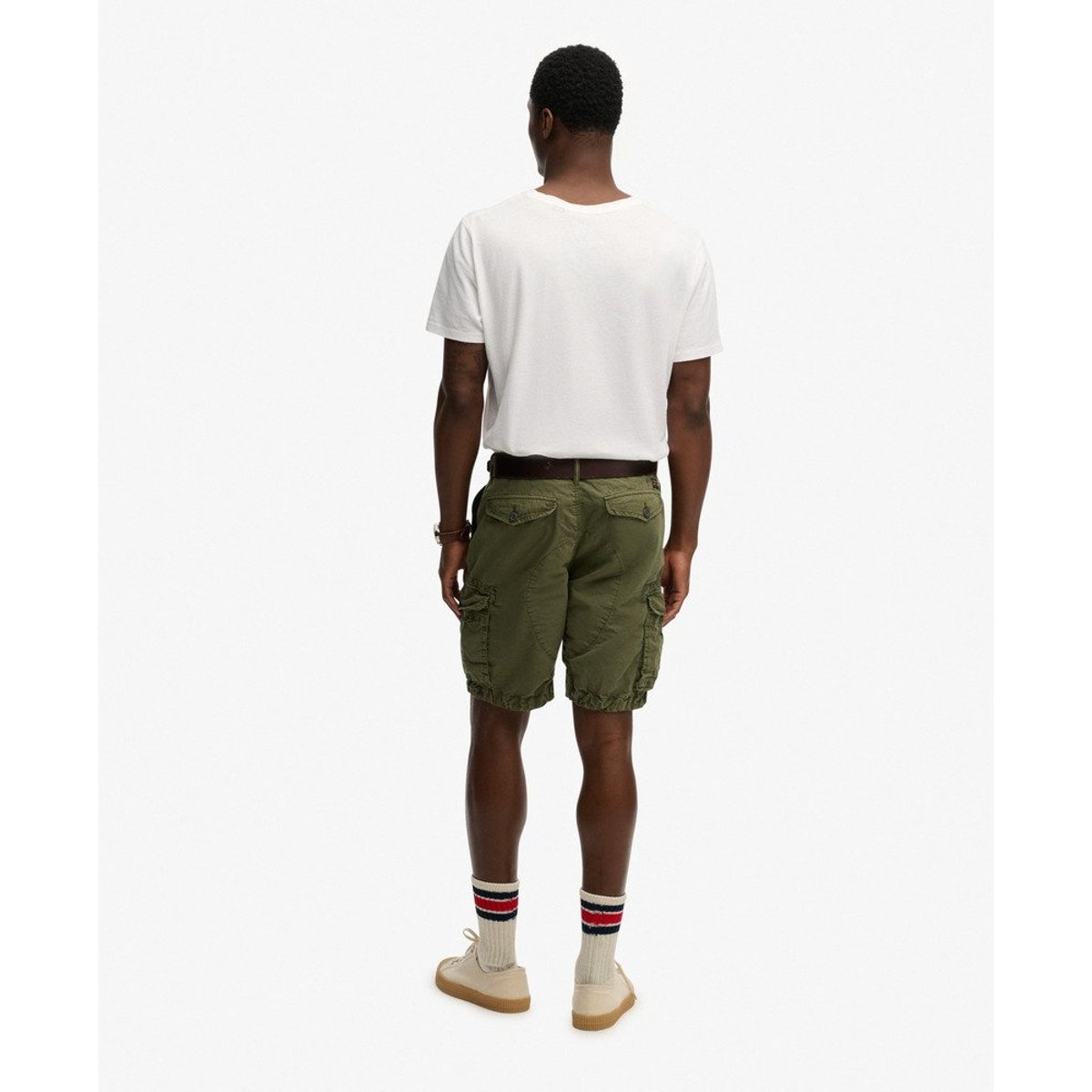 Short Léger Parachute vert ciboulette, SUPERDRY