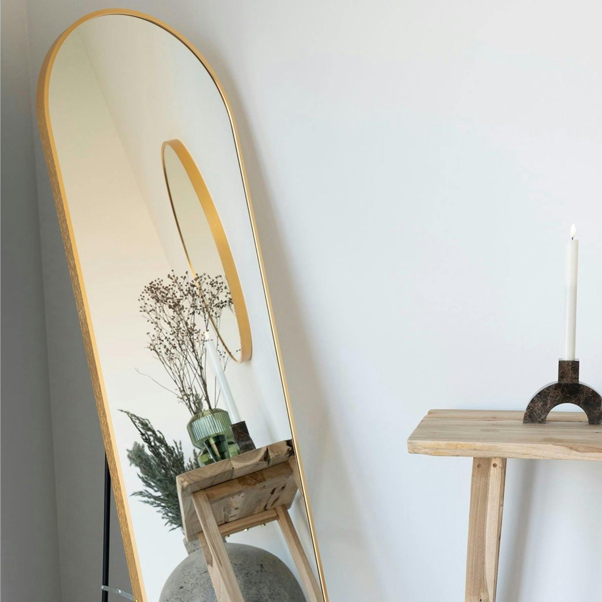 Miroir psyché sur pied 150 cm SEOUL doré, PIER IMPORT