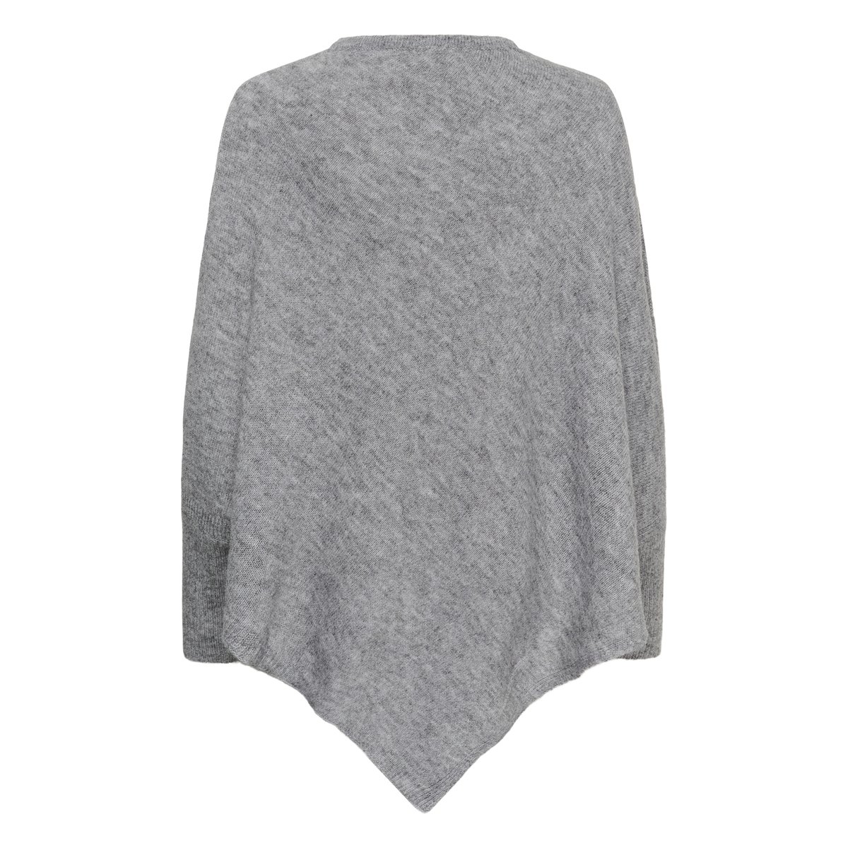 Poncho gris grey melange, CREAM