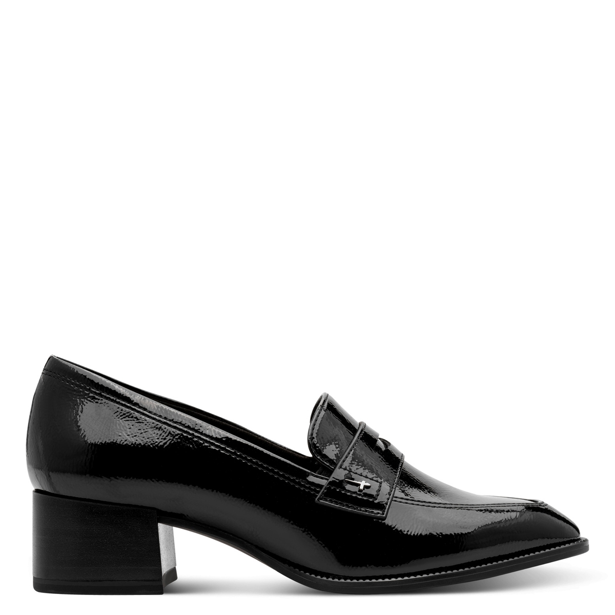 Trotteur talon bloc noir, TAMARIS