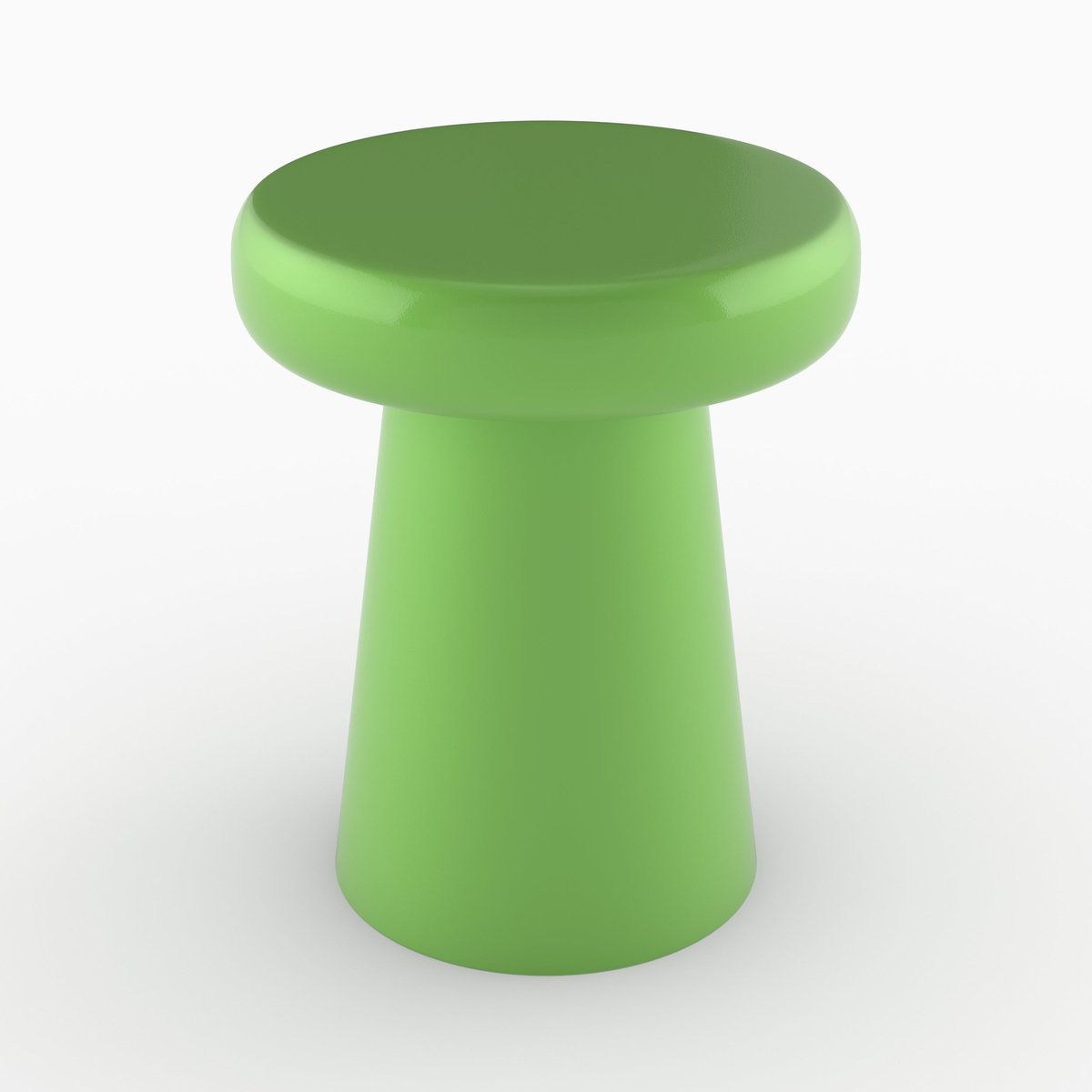 Table d'appoint ronde en métal D40 cm - ANOUK vert, MAISON PAVANE