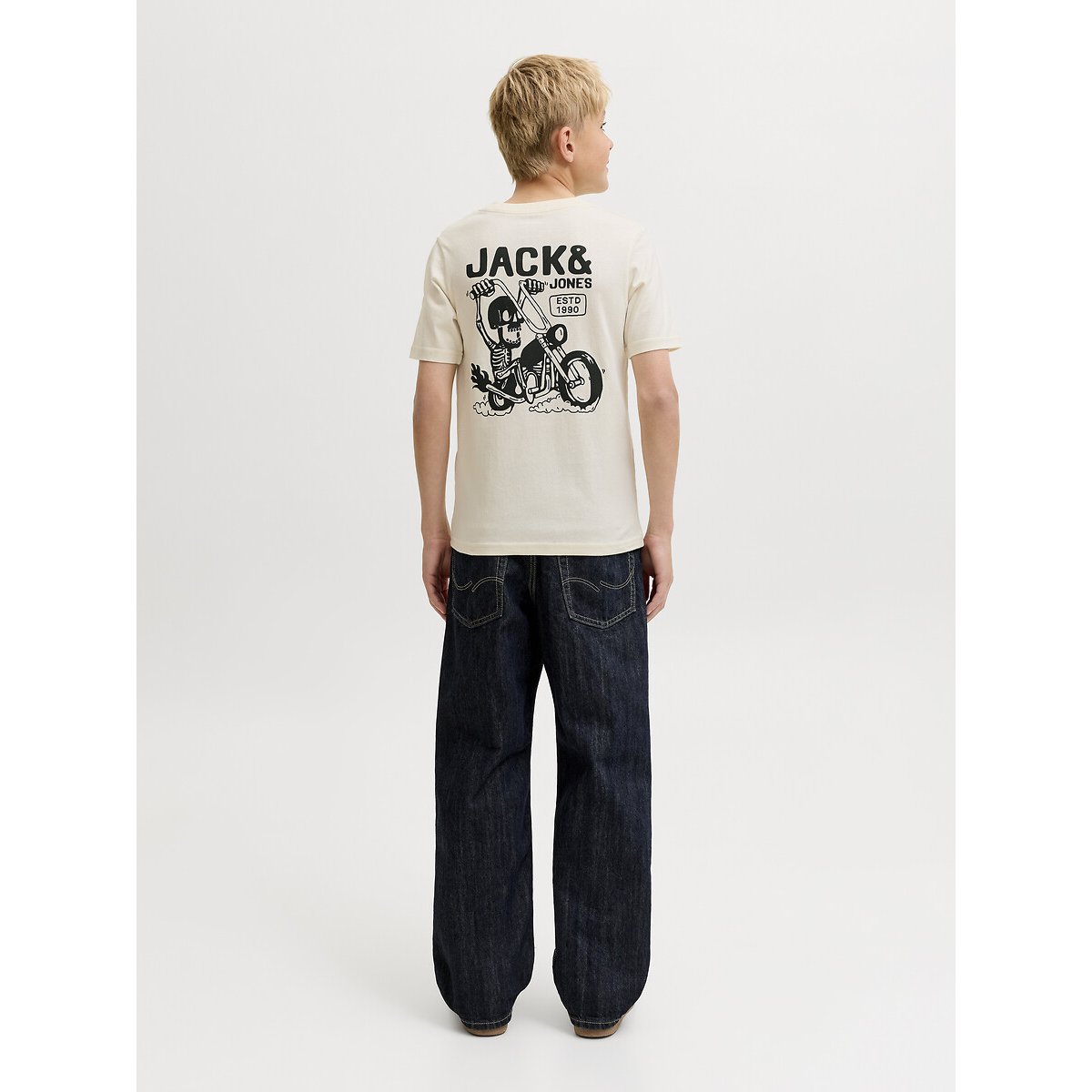 T-shirt manches courtes beige, JACK & JONES JUNIOR