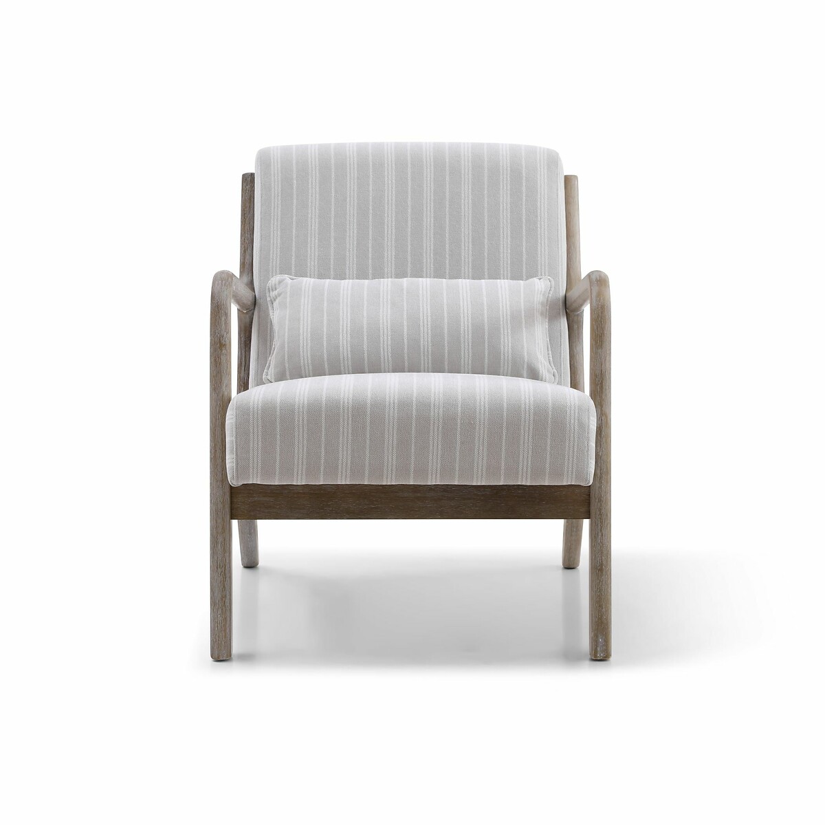 Ezra Chenille Stripe Armchair natural, SO'HOME