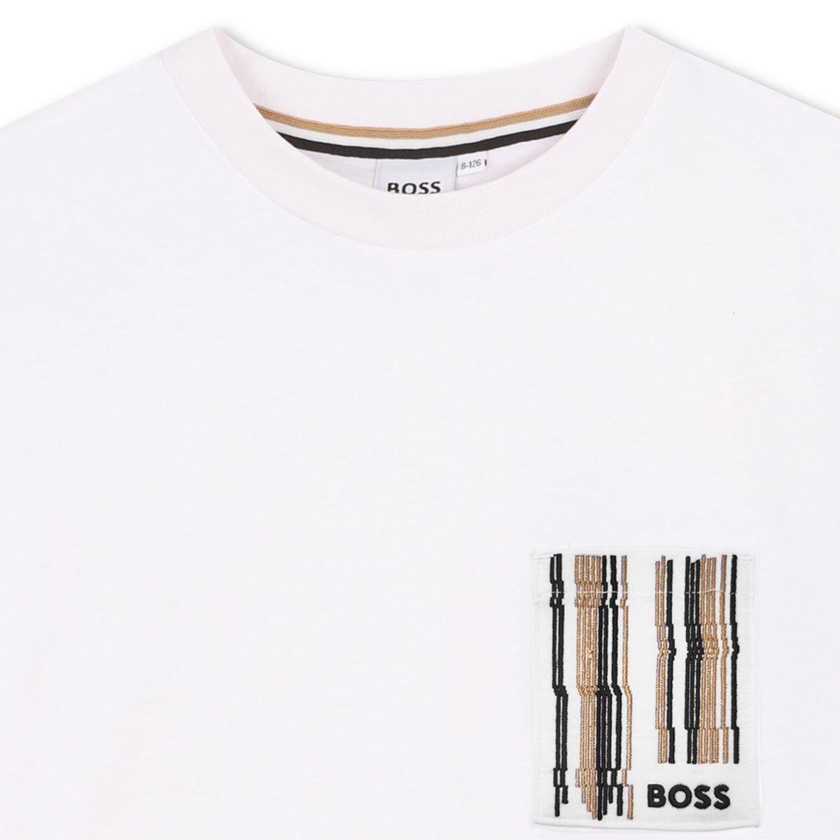 Tee-shirt manches courtes blanc, BOSS KIDSWEAR