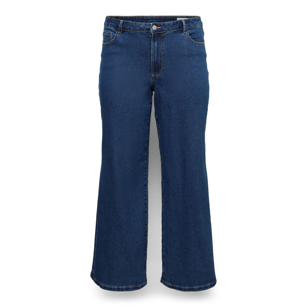Jean À Coupe Large dark blue denim, VERO MODA
