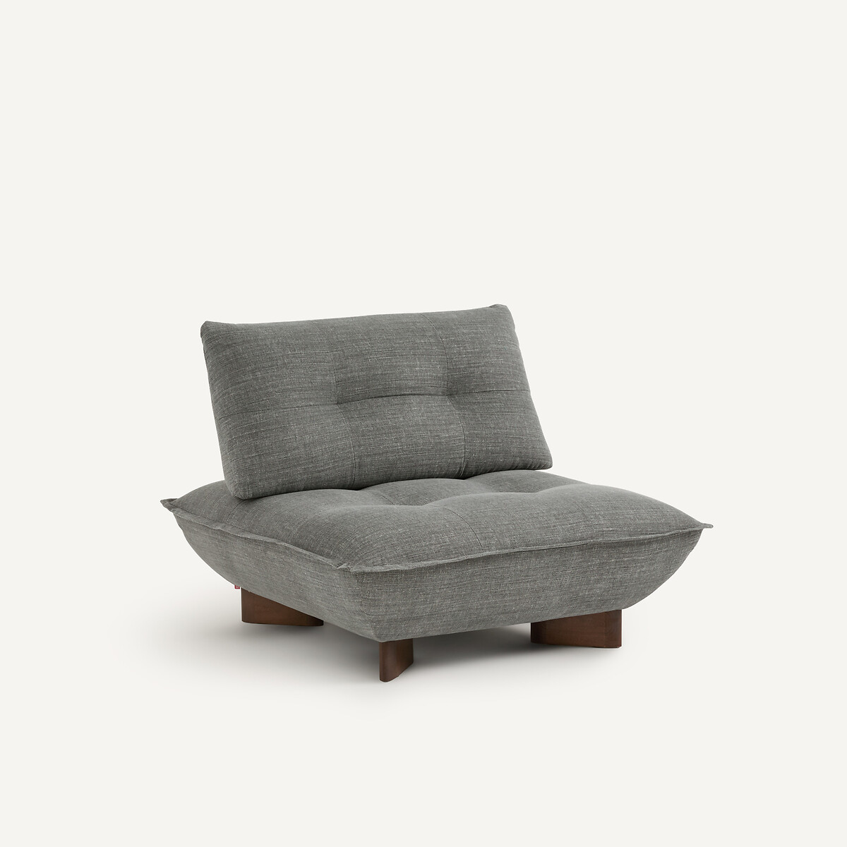 Chauffeuse modulable, en coton et lin, KAORI anthracite, AM.PM
