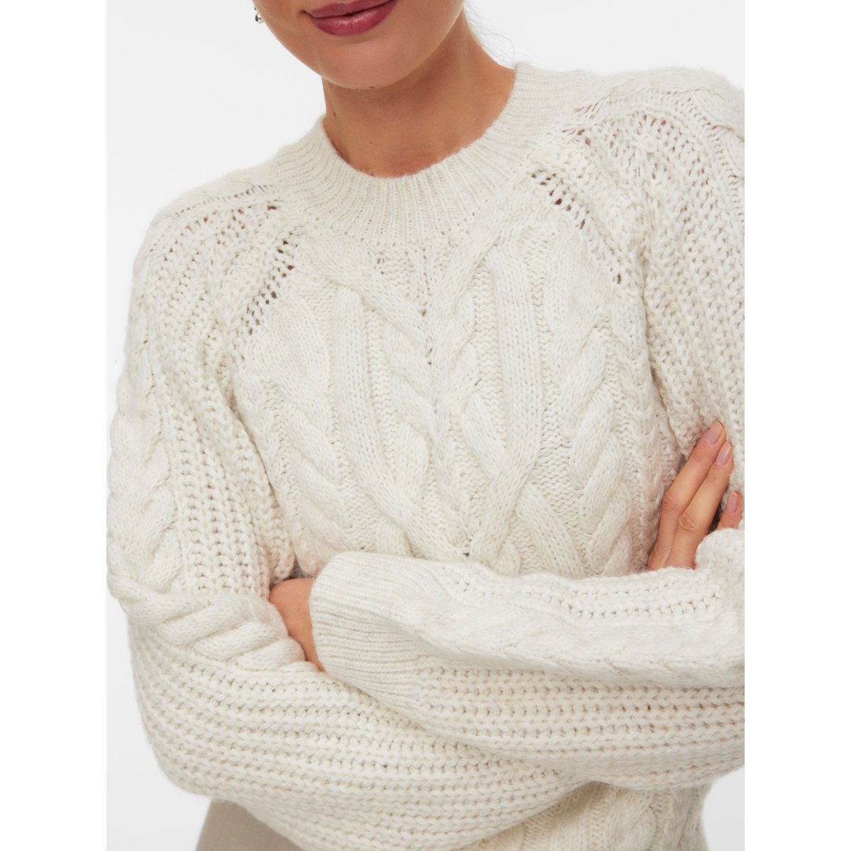 Pull En Maille birch, VERO MODA