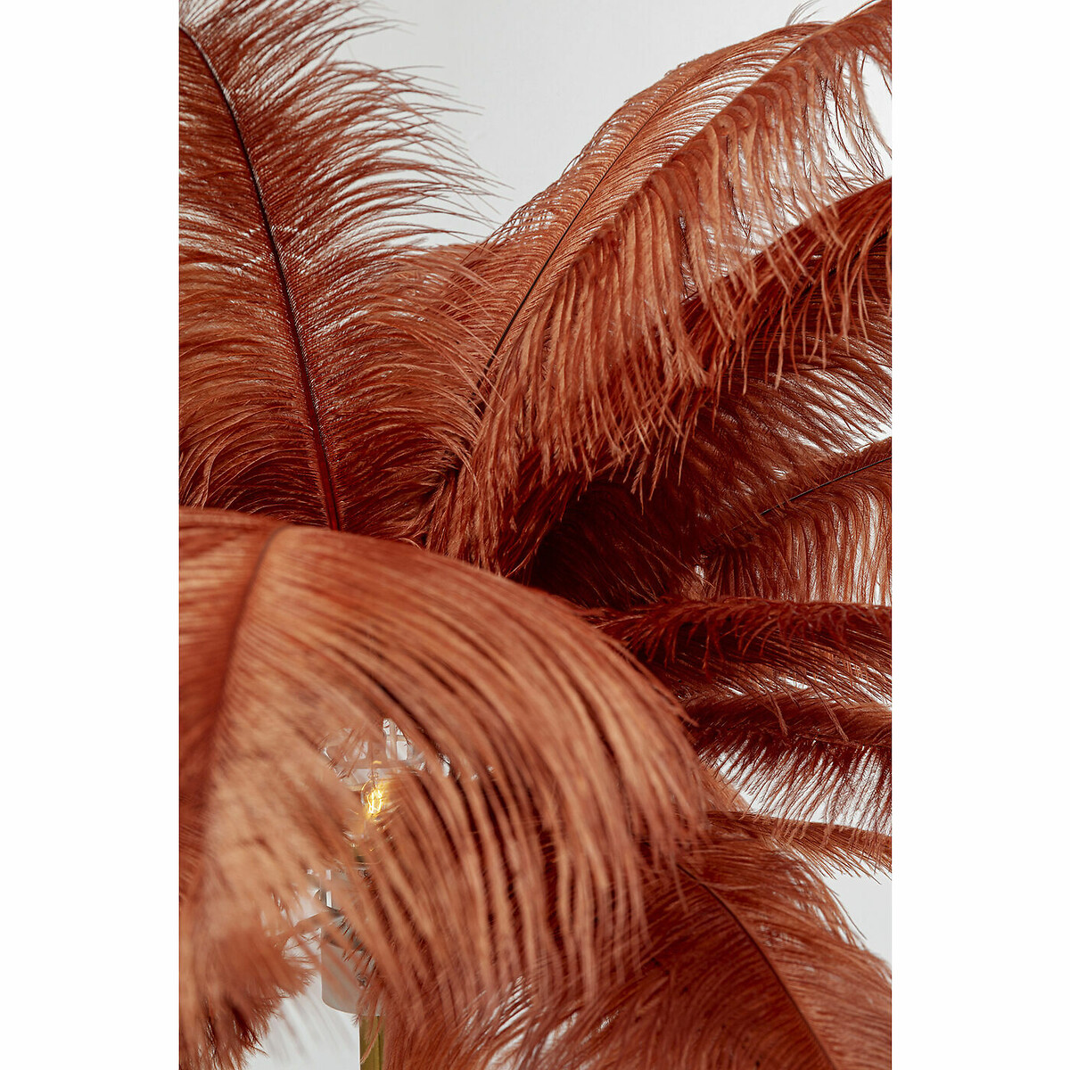 Stehleuchte Feather Palm Rusty Red 165cm rot, KARE DESIGN