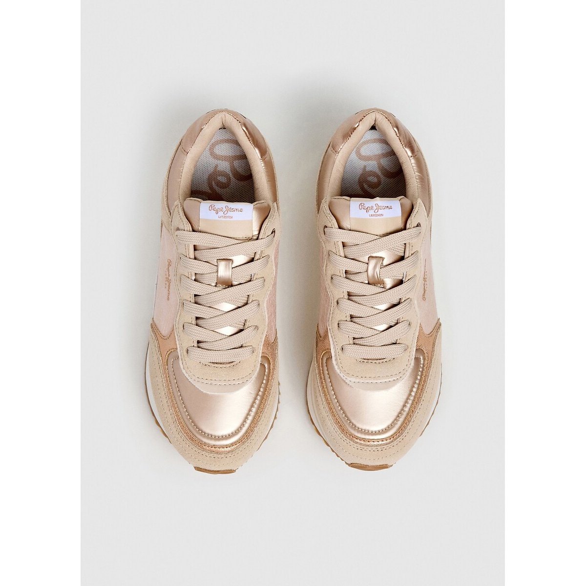 Sneakers Rusper Wed rozebeige, PEPE JEANS