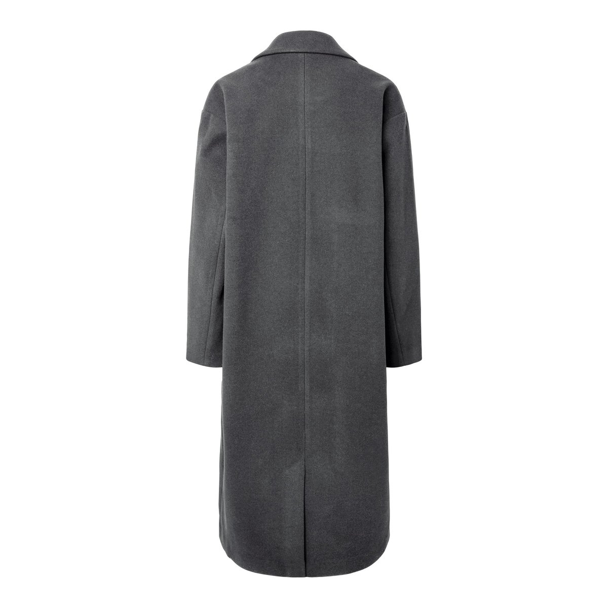 Manteau gris - dark grey melange1, PIECES