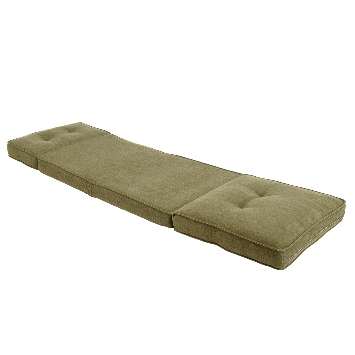 Chauffeuse convertible en tissu ASTORI vert, PIER IMPORT